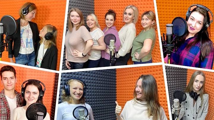 Запись песни в студии