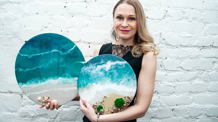 Мастер-класс по эпоксидной смоле в художественной студии Artista