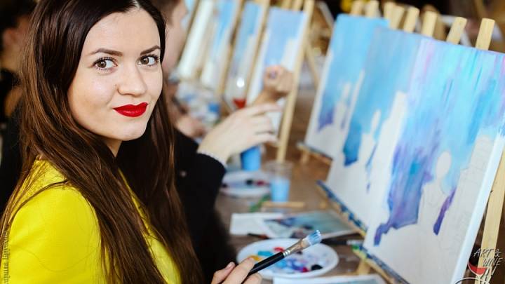 Арт-вечеринки ART&WINE в ресторанах Санкт-Петербурга