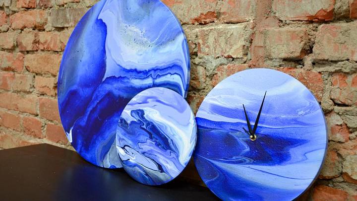 Мастер-класс по живописи “Fluid ART. Интерьерная картина жидким акрилом”