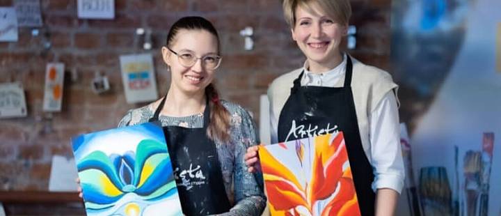 Художественные мастер-классы в студии Artista