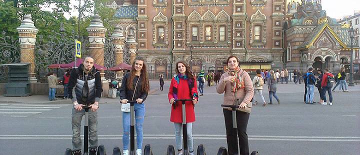 Необычные экскурсии по Петербургу на сегвеях