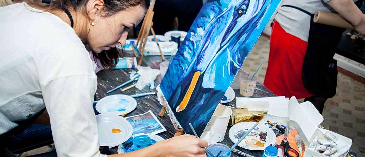 Художественные мастер-классы в студии Artista