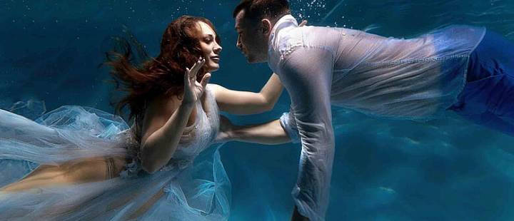 Фотосессия под водой