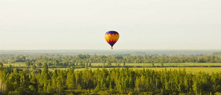 Полет на воздушном шаре в районе Великих Лук