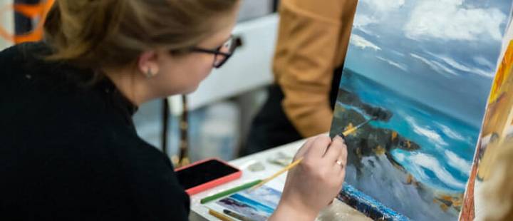 Художественные мастер-классы в студии Artista